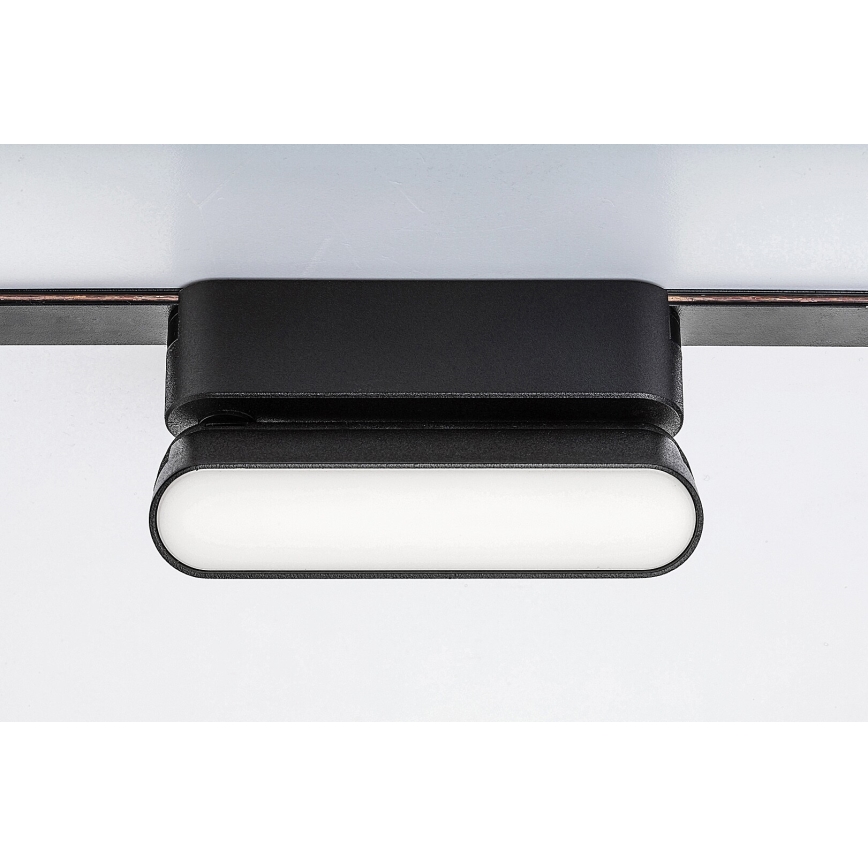 Rabalux - LED Plafondlamp voor 1-fase railsysteem LED/6W/230V 4000K 11,5 cm zwart