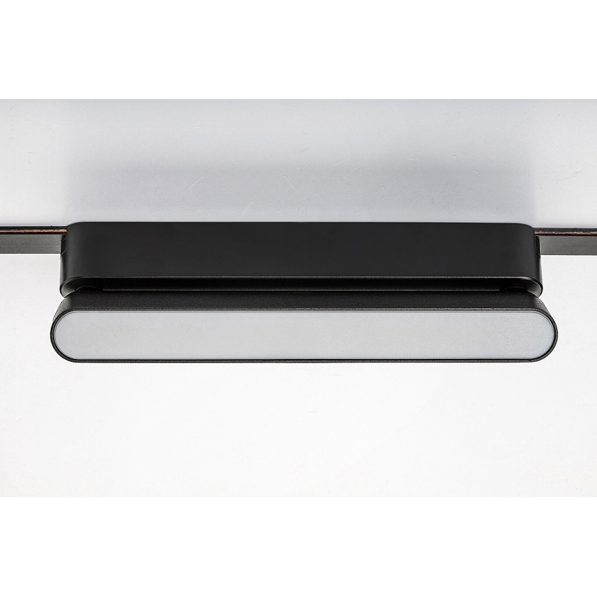 Rabalux - LED Plafondlamp voor 1-fase railsysteem LED/12W/230V 4000K 22 cm zwart