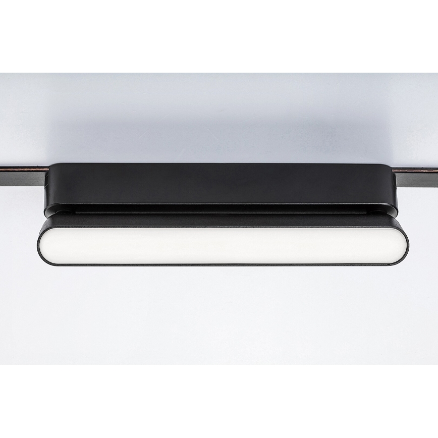 Rabalux - LED Plafondlamp voor 1-fase railsysteem LED/12W/230V 4000K 22 cm zwart