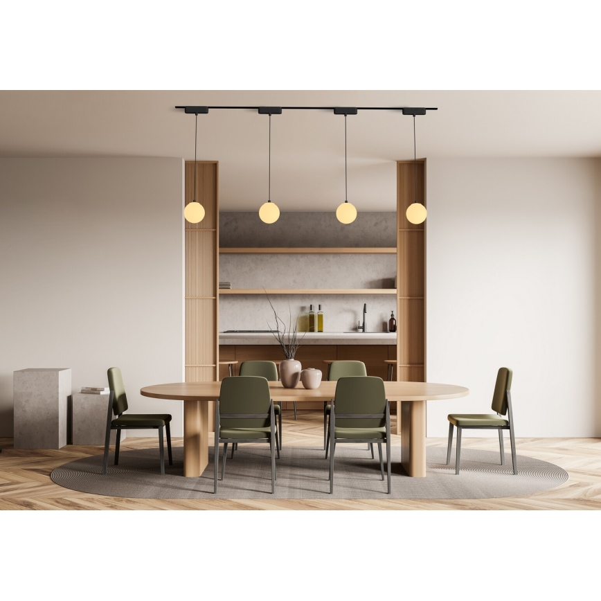 Rabalux - LED Hanglamp aan een koord voor 1-fase railsysteem LED/5W/24V 4000K zwart