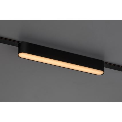 Rabalux - LED Dimbare plafondlamp voor 1-fase railsysteem LED/12W/24V 2700-5500K Wi-Fi Tuya 22 cm zwart