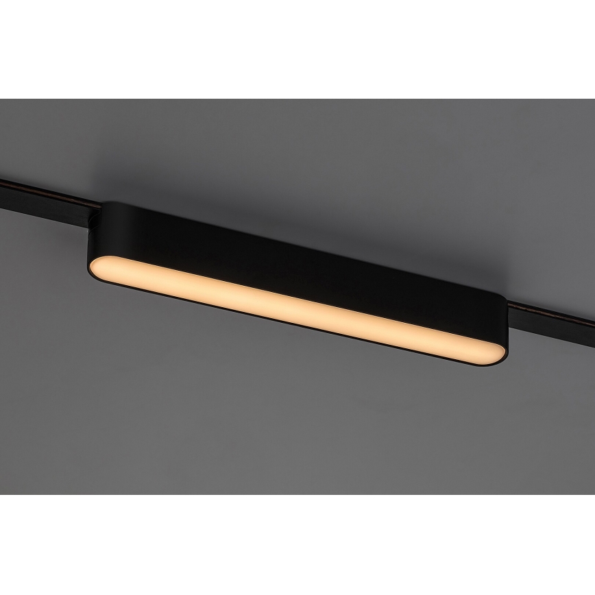 Rabalux - LED Dimbare plafondlamp voor 1-fase railsysteem LED/12W/24V 2700-5500K Wi-Fi Tuya 22 cm zwart