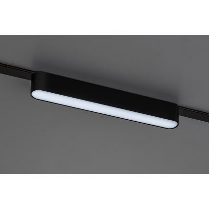 Rabalux - LED Dimbare plafondlamp voor 1-fase railsysteem LED/12W/24V 2700-5500K Wi-Fi Tuya 22 cm zwart
