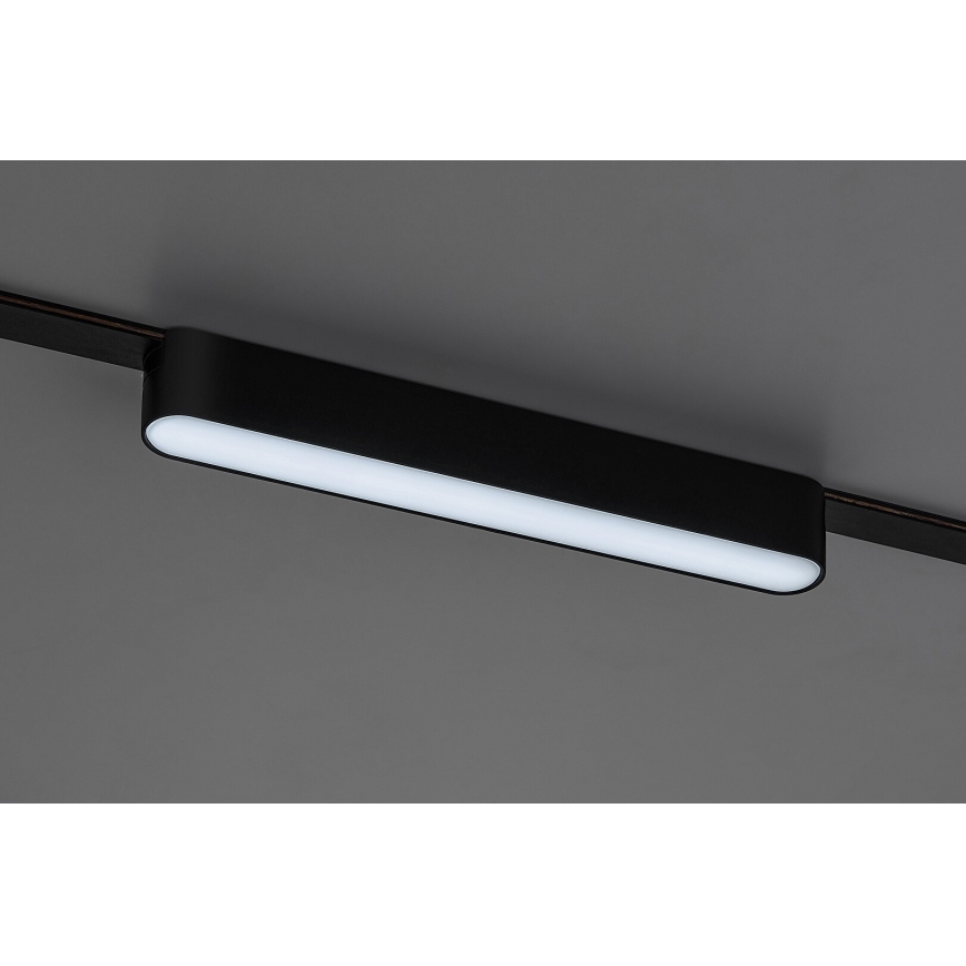 Rabalux - LED Dimbare plafondlamp voor 1-fase railsysteem LED/12W/24V 2700-5500K Wi-Fi Tuya 22 cm zwart