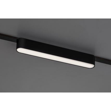 Rabalux - LED Dimbare plafondlamp voor 1-fase railsysteem LED/12W/24V 2700-5500K Wi-Fi Tuya 22 cm zwart