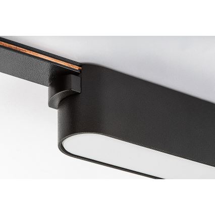 Rabalux - LED Dimbare plafondlamp voor 1-fase railsysteem LED/12W/24V 2700-5500K Wi-Fi Tuya 22 cm zwart