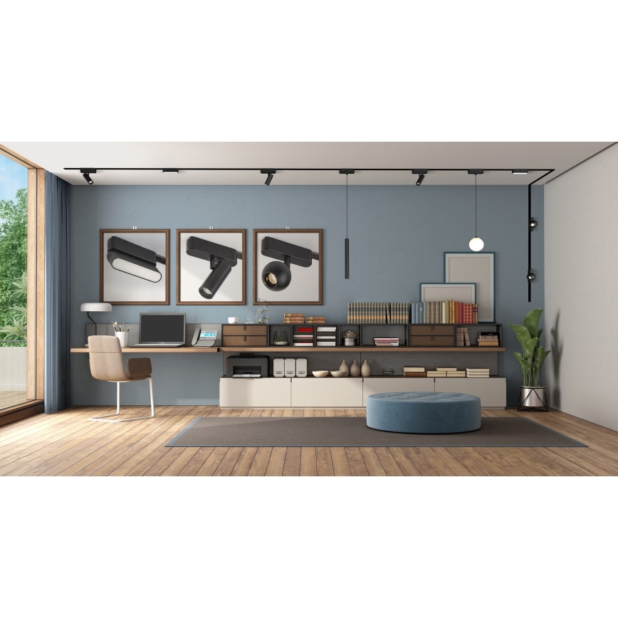 Rabalux - LED Dimbare spot voor 1-fase railsysteem LED/5W/24V 2700-5500K Wi-Fi Tuya zwart