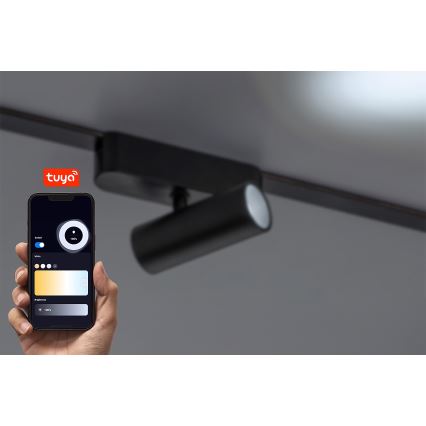 Rabalux - LED Dimbare spot voor 1-fase railsysteem LED/5W/24V 2700-5500K Wi-Fi Tuya zwart