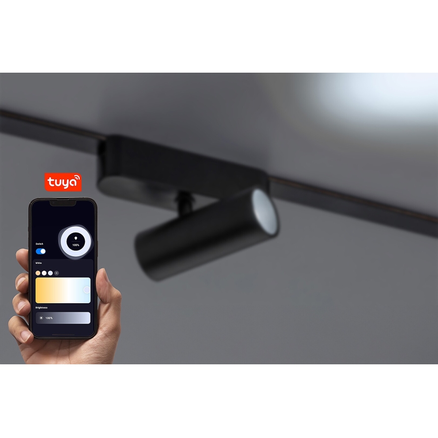 Rabalux - LED Dimbare spot voor 1-fase railsysteem LED/5W/24V 2700-5500K Wi-Fi Tuya zwart
