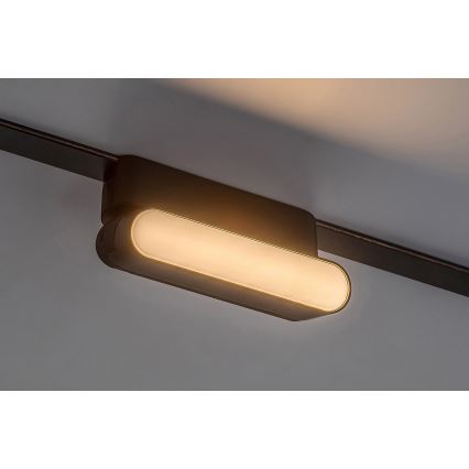 Rabalux - LED Dimbare plafondlamp voor 1-fase railsysteem LED/4W/24V 2700-5500K Wi-Fi Tuya 11,5 cm zwart