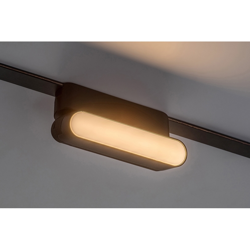 Rabalux - LED Dimbare plafondlamp voor 1-fase railsysteem LED/4W/24V 2700-5500K Wi-Fi Tuya 11,5 cm zwart