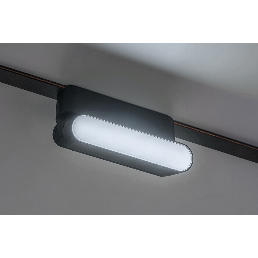 Rabalux - LED Dimbare plafondlamp voor 1-fase railsysteem LED/4W/24V 2700-5500K Wi-Fi Tuya 11,5 cm zwart