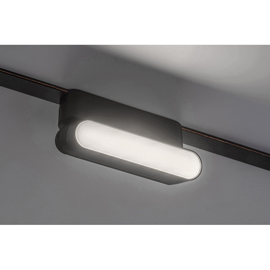 Rabalux - LED Dimbare plafondlamp voor 1-fase railsysteem LED/4W/24V 2700-5500K Wi-Fi Tuya 11,5 cm zwart