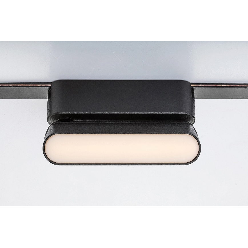 Rabalux - LED Dimbare plafondlamp voor 1-fase railsysteem LED/4W/24V 2700-5500K Wi-Fi Tuya 11,5 cm zwart