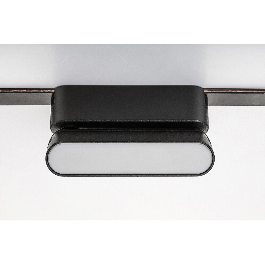 Rabalux - LED Dimbare plafondlamp voor 1-fase railsysteem LED/4W/24V 2700-5500K Wi-Fi Tuya 11,5 cm zwart
