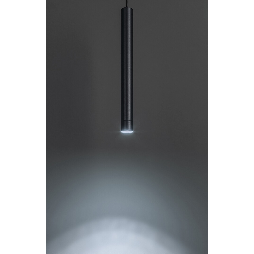 Rabalux - Dimbare LED hanglamp aan een koord voor 1-fase railsysteem LED/5W/24V 2700-5500K Wi-Fi Tuya zwart