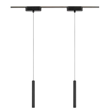 Rabalux - Dimbare LED hanglamp aan een koord voor 1-fase railsysteem LED/5W/24V 2700-5500K Wi-Fi Tuya zwart