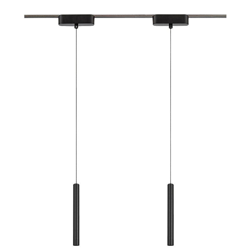 Rabalux - Dimbare LED hanglamp aan een koord voor 1-fase railsysteem LED/5W/24V 2700-5500K Wi-Fi Tuya zwart