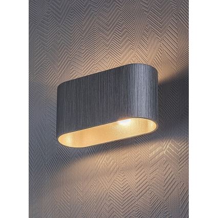 Rabalux - Wand Lamp KAUNAS 1x G9 / 10W / 230V grijs