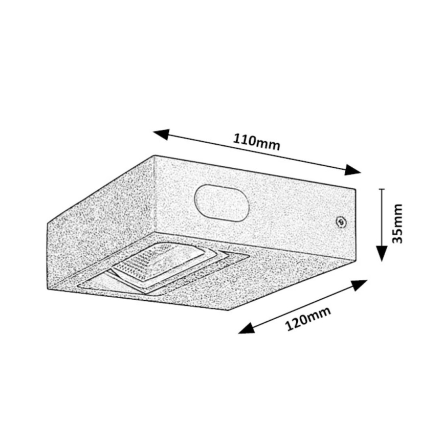 Rabalux - LED Wandlamp voor buiten LED/7W/230V IP65