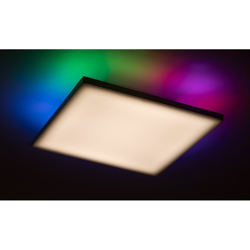 Rabalux - LED RGB dimbare plafondlamp LED/18W/230V 3000-6500K 30x30 cm + afstandsbediening