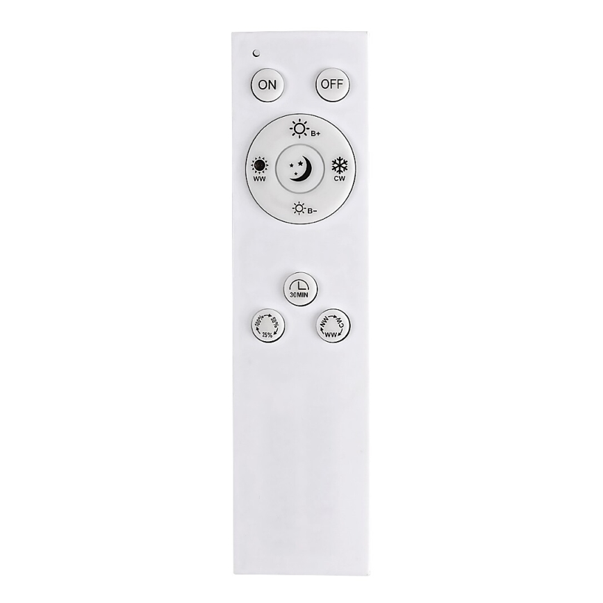 Rabalux - Dimbare LED plafondlamp LED/40W/230V 2700-6500K Wi-Fi Tuya mat chroom + afstandsbediening