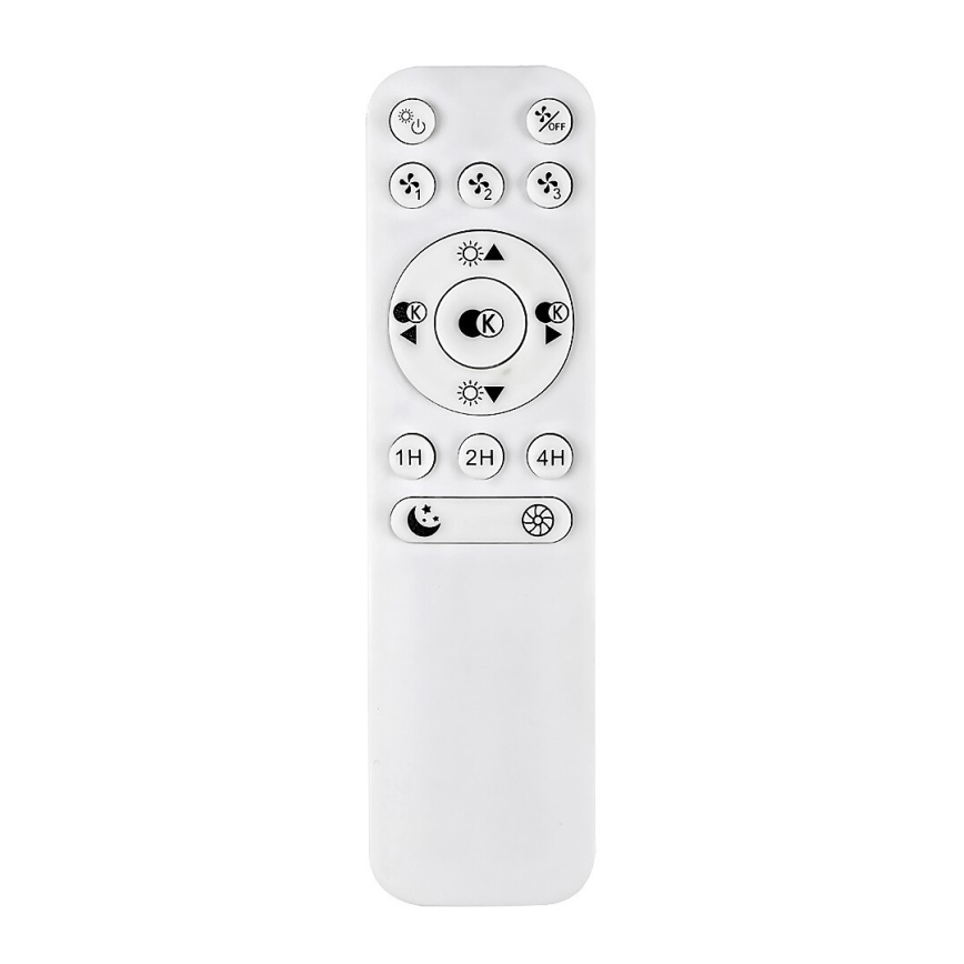 Rabalux - LED Dimbare plafondlamp met ventilator LED/30W/230V 3000-6500K + afstandsbediening