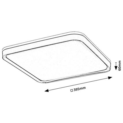 Rabalux - LED Plafondlamp LED/26W/230V 3000K