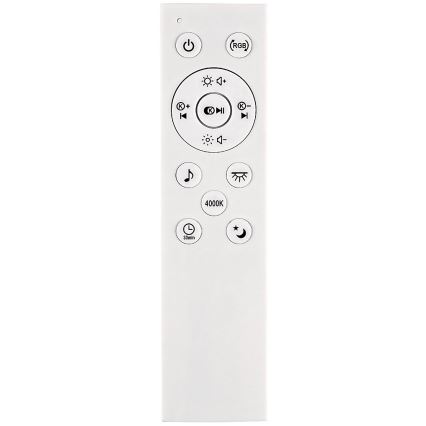 Rabalux - LED RGB Dimbare plafondlamp met speaker LED/24W/230V 3000-6500K + afstandsbediening