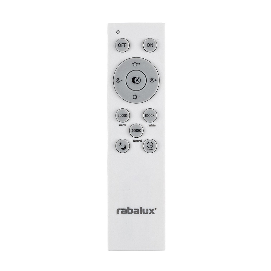 Rabalux - Dimbare LED hanglamp aan een koord LED/60W/230V 3000-6000K zwart + afstandsbediening