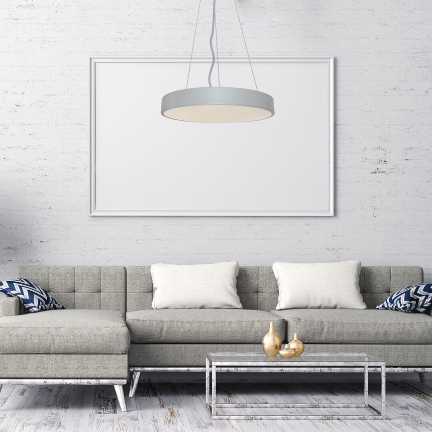 Rabalux - LED dimbare hanglamp aan kabel LED/60W/230V zilver 3000-6000K + afstandsbediening