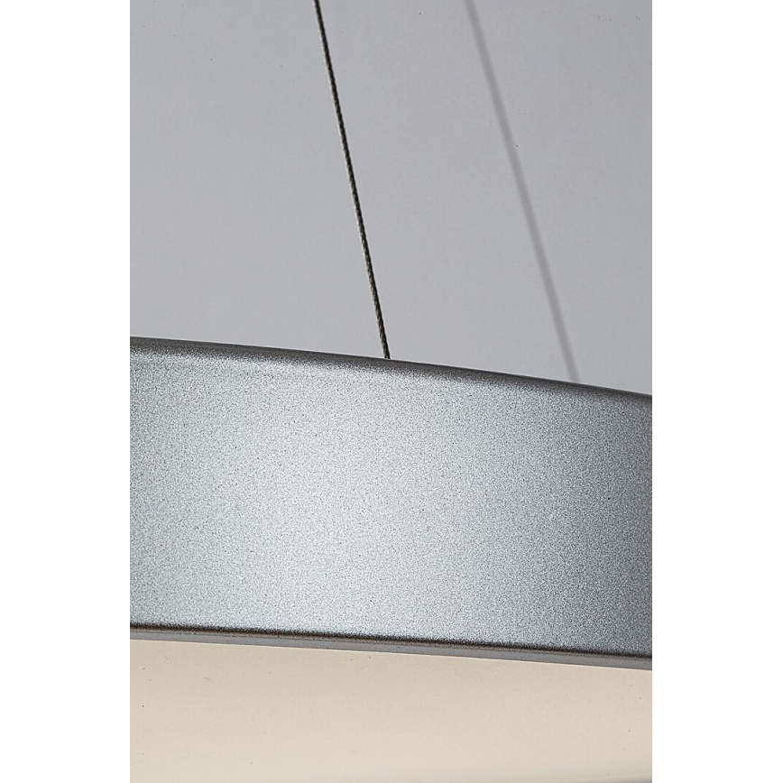 Rabalux - LED dimbare hanglamp aan kabel LED/60W/230V zilver 3000-6000K + afstandsbediening