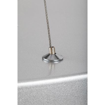 Rabalux - LED dimbare hanglamp aan kabel LED/60W/230V zilver 3000-6000K + afstandsbediening