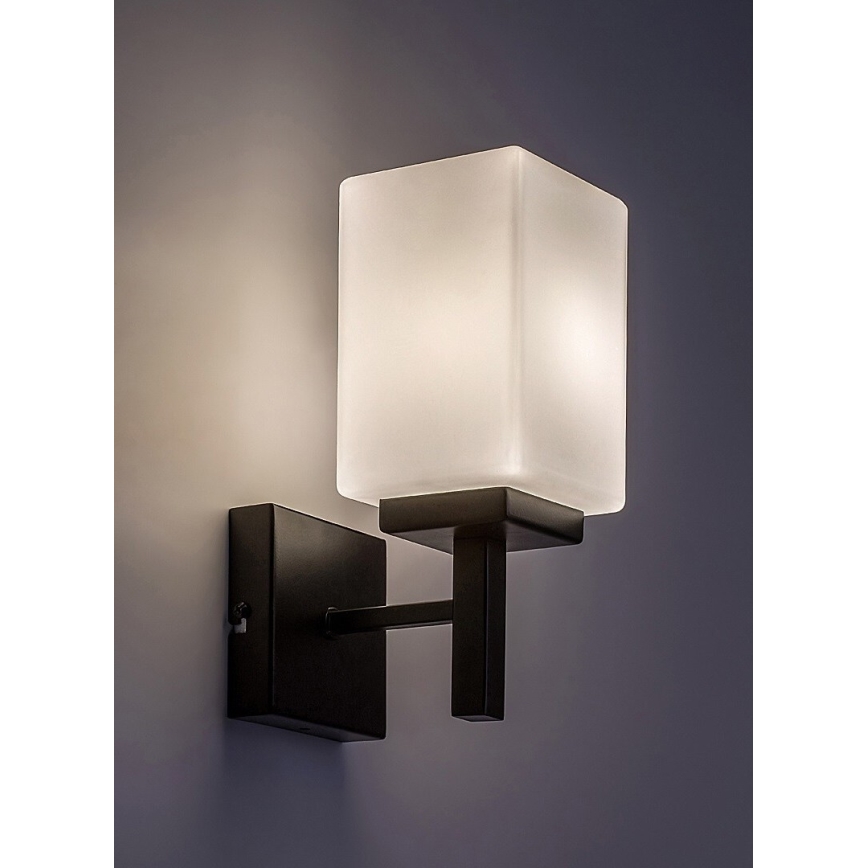 Rabalux - Badkamer wandlamp 1xE14/10W/230V IP44 zwart