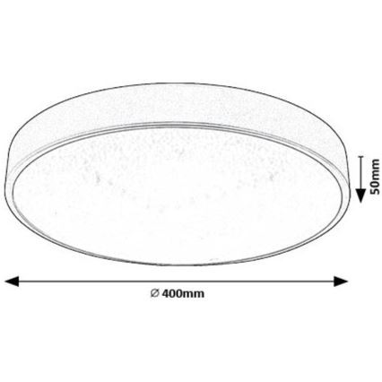 Rabalux - LED Plafondlamp LED/24W/230V 4000K diameter 40 cm