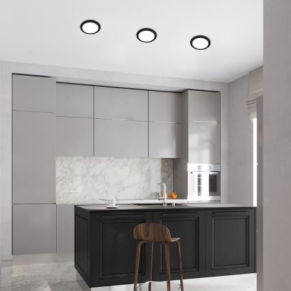 Rabalux - LED Hang plafondverlichting LED/3W/230V diameter 9 cm zwart