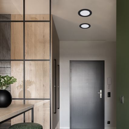 Rabalux - LED Hang plafondverlichting LED/3W/230V diameter 9 cm zwart
