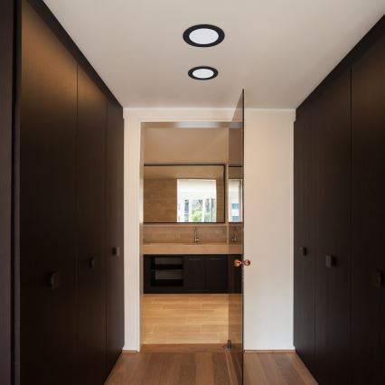 Rabalux - LED Hang plafondverlichting LED/18W/230V diameter 22 cm zwart