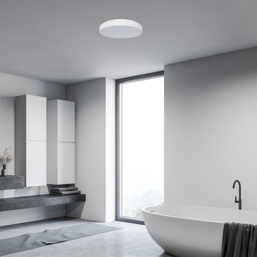 Rabalux - LED Badkamer plafondlamp LED/18W/230V IP44 4000K diameter 25 cm wit