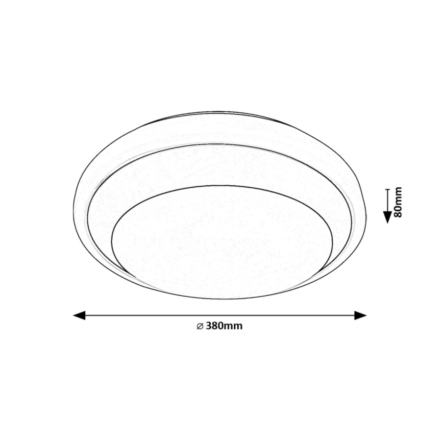 Rabalux - LED Plafondlamp LED/24W/230V 4000K