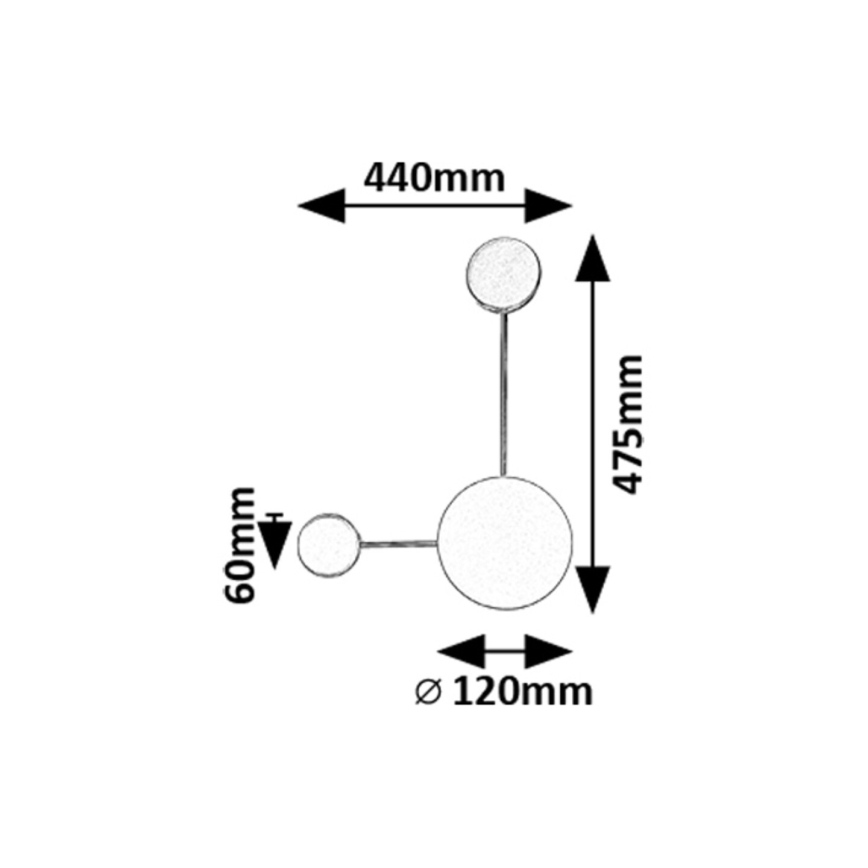 Rabalux - LED wand verlichting LED/7W/230V 3000K