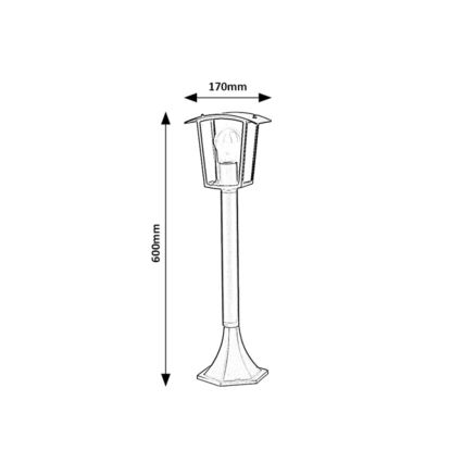 Rabalux - Buitenlamp 1xE27/15W/230V IP44