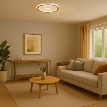 Rabalux - dimbare LED-plafondlamp LED/34W/230V 3000-6500K Ø 51 cm + afstandsbediening