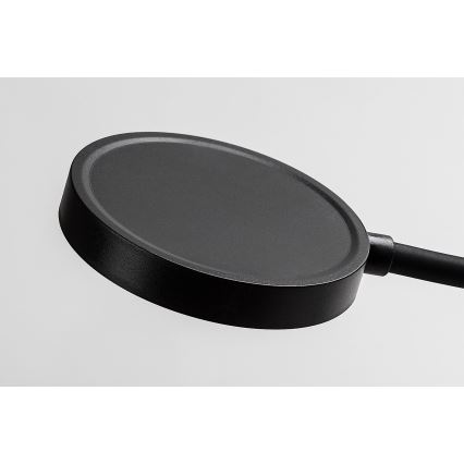 Rabalux - Dimbare zwarte LED-wandlamp LED/4W/230V met USB-poort voor in het stopcontact