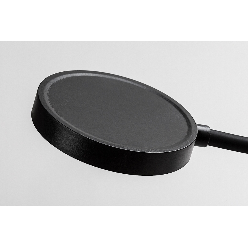 Rabalux - Dimbare zwarte LED-wandlamp LED/4W/230V met USB-poort voor in het stopcontact