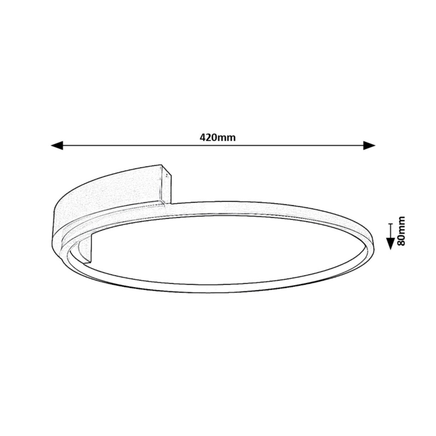 Rabalux - LED Plafondlamp LED/23W/230V