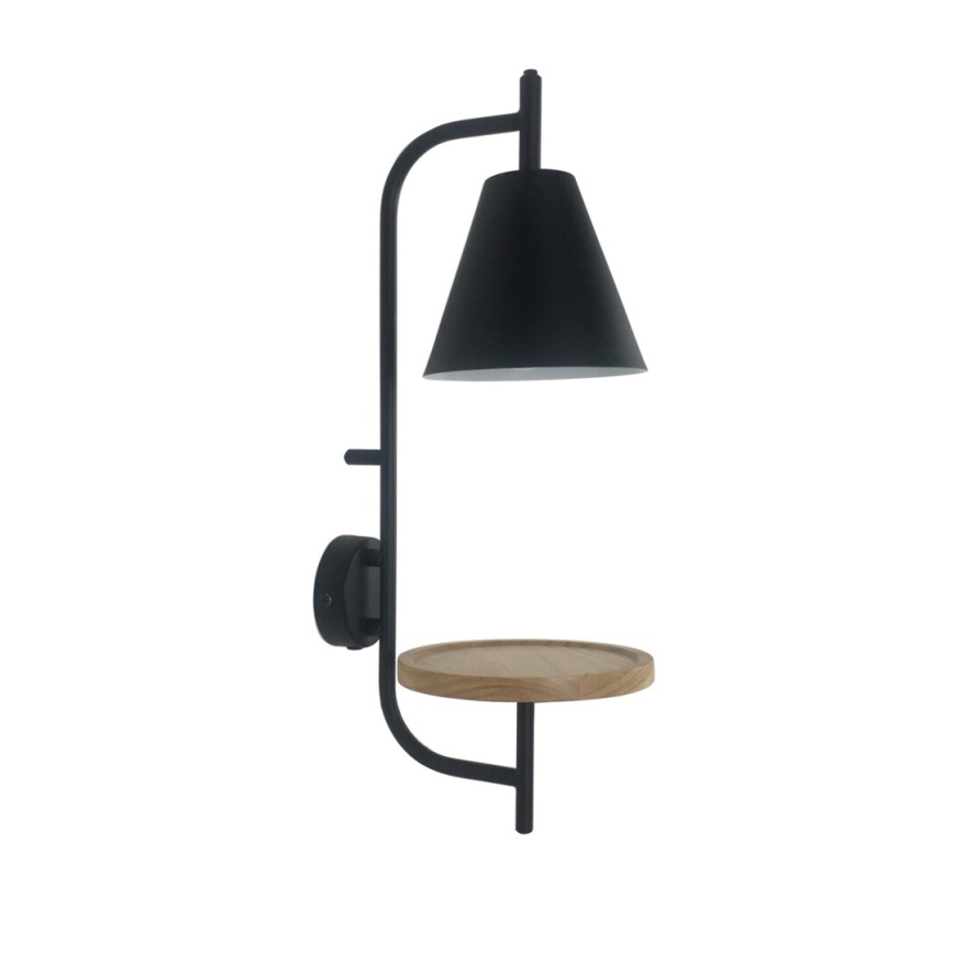 Rabalux - Wandlamp met plank 1xE27/15W/230V beuken