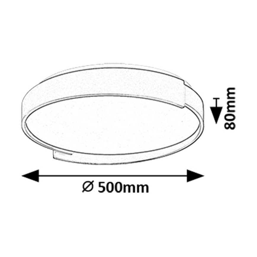 Rabalux - Dimbare LED plafondlamp LED/48W/230V 3000-6500K + afstandsbediening