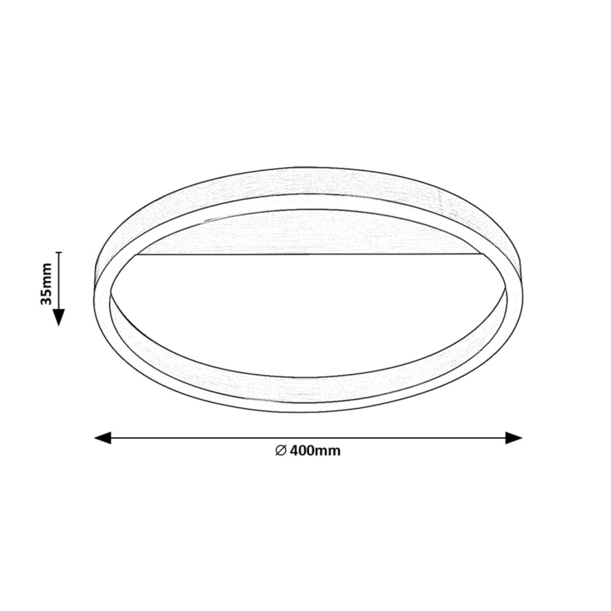 Rabalux - LED Plafondlamp LED/20W/230V mat chroom