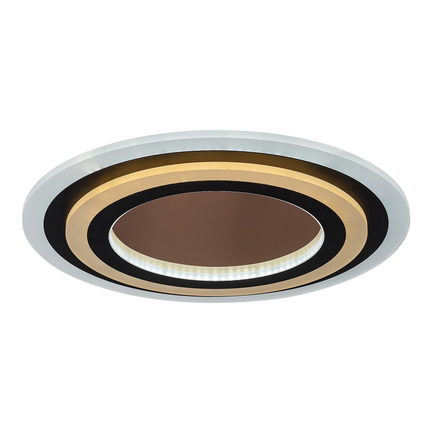 Rabalux - Dimbare LED Plafondlamp LED/56W/230V 3000/4000/6000K mat chroom/zwart + afstandsbediening